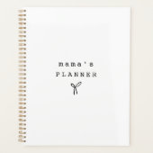 Minimalist Mama's Planner Moederdag Geschenk (Voorkant)