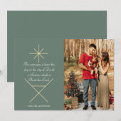 Minimalist Manager Kerstkaart (Voorkant / Achterkant)