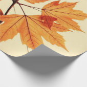 Minimalist Maple Leaves Art – Botanical Print Cadeaupapier (Hoek)