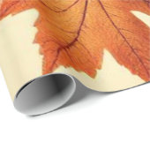 Minimalist Maple Leaves Art – Botanical Print Cadeaupapier (Rol Hoek)