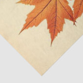 Minimalist Maple Leaves Art – Botanical Print Tissuepapier (Detail)