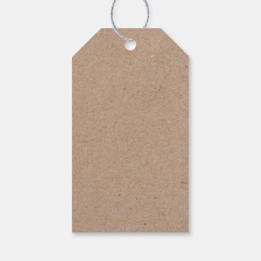 Minimalist met liefde kraft  cadeaulabel (Achterkant)