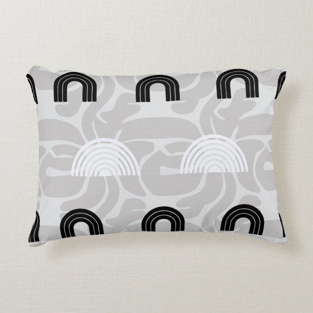 Minimalist Mixed Boho Arches Accent Kussen (Voorkant)