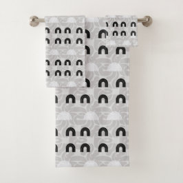 Minimalist Mixed Boho Arches Bad Handdoek