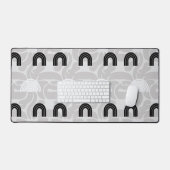 Minimalist Mixed Boho Arches Bureaumat (Keyboard & Muis)