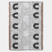 Minimalist Mixed Boho Arches Deken (Voorkant Verticaal)