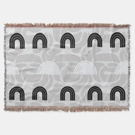 Minimalist Mixed Boho Arches Deken (Voorkant)