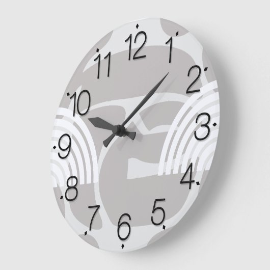 Minimalist Mixed Boho Arches Grote Klok (Hoek)