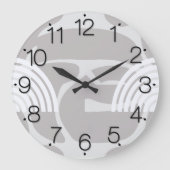 Minimalist Mixed Boho Arches Grote Klok (Voorkant)