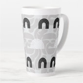 Minimalist Mixed Boho Arches Latte Mok (Rechterhoek)