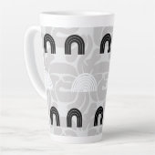 Minimalist Mixed Boho Arches Latte Mok (Linkerhoek)