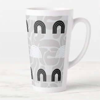 Minimalist Mixed Boho Arches Latte Mok