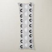 Minimalist Mixed Boho Arches Lichaamskussen (Voorkant Verticaal)