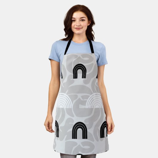 Minimalist Mixed Boho Arches Schort (Gedragen)