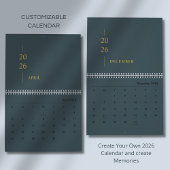 Minimalist Modern 2026 Wall Calendar Kalender