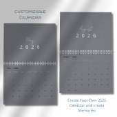 Minimalist Modern 2026 Wall Calendar Kalender