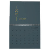 Minimalist Modern 2026 Wall Calendar Kalender (Jan 2026)