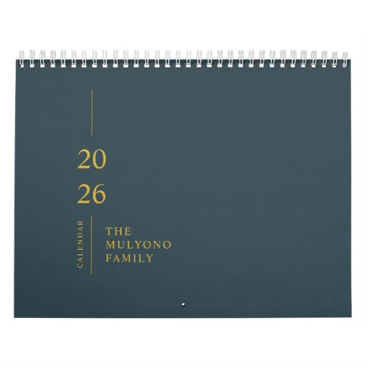 Minimalist Modern 2026 Wall Calendar Kalender (Hoes)