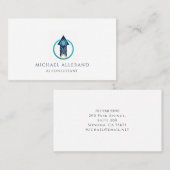 Minimalist Modern AI Consultant Business Card Visitekaartje (Voorkant / Achterkant)