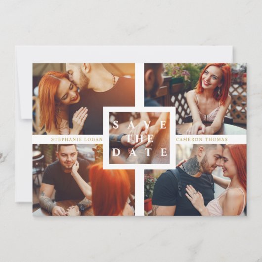 Minimalist Modern Collage 5 Custom Photos (Voorkant)