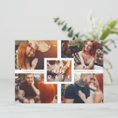 Minimalist Modern Collage 5 Custom Photos (Staand voorkant)