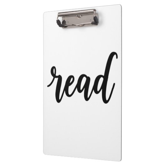 Minimalist Modern Cursive "read" Calligraphy Klembord (Links)