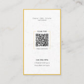 Minimalist Modern Demolition King Business Card Visitekaartje (Achterkant)