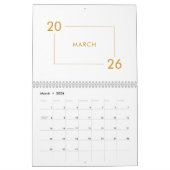 Minimalist Modern Elegant 2026 Calendar Kalender (Mar 2026)