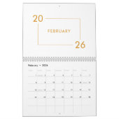 Minimalist Modern Elegant 2026 Calendar Kalender (Feb 2026)
