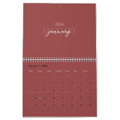 Minimalist Modern Elegant 2026 Calendar Kalender (Jan 2026)