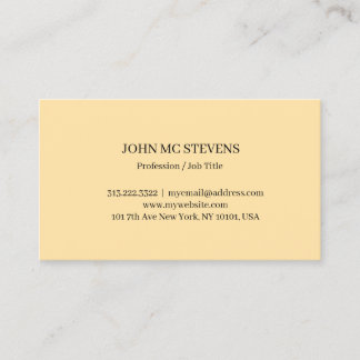 Minimalist Modern Elegant Business Card Visitekaartje