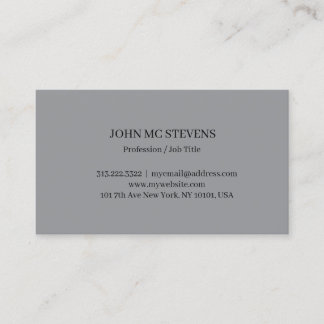 Minimalist Modern Elegant Business Card Visitekaartje