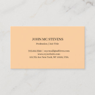 Minimalist Modern Elegant Business Card Visitekaartje