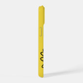 Minimalist Modern Elegant Daisy flower and text iPhone 15 Case (Rechterkant)