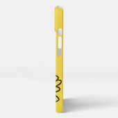 Minimalist Modern Elegant Daisy flower and text iPhone Hoesje (Linkerkant)