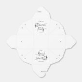 Minimalist Modern Elegant Retirement Party Bedankdoosjes (Uitgevouwen)