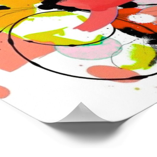 Minimalist Modern Geometric Art Poster (Hoek)