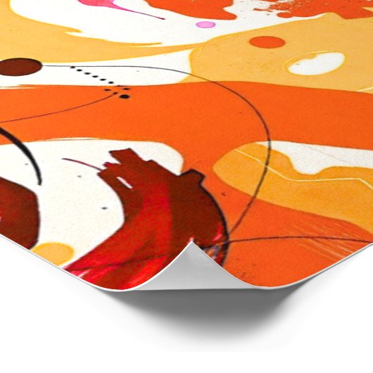 Minimalist Modern Geometric Art Poster (Hoek)