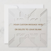 Minimalist Modern Merry Christmas Card Kaart (Achterkant)