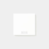 Minimalist Modern Professional Post-it® Notes (Voorkant)