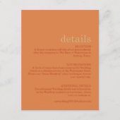 Minimalist Modern Rust Details Kaart (Voorkant)