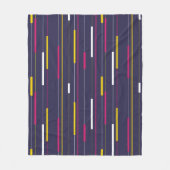 Minimalist Modern Stripes Fleece Deken (Voorkant)
