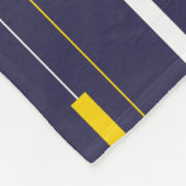 Minimalist Modern Stripes Fleece Deken (Hoek)