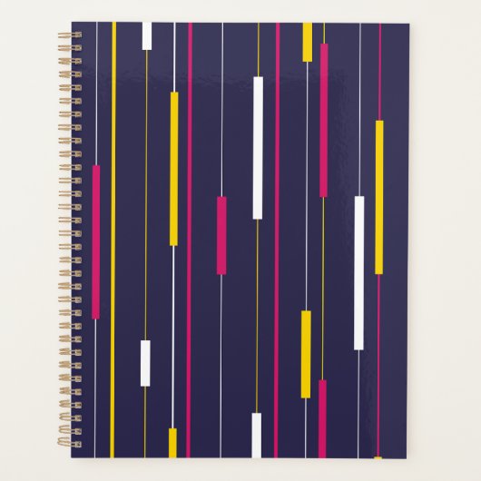 Minimalist Modern Stripes Planner (Voorkant)