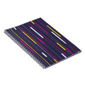 Minimalist Modern Stripes Spiral Notebook Notitieboek (Rechterzijde)