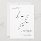 Minimalist Modern & Whimsical Script Kaart (Voorkant)