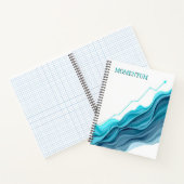 Minimalist Momentum | Clean Chart & Typography Des Notitieboek (Binnen)