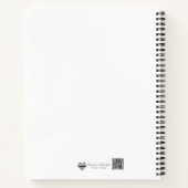 Minimalist Momentum | Clean Chart & Typography Des Notitieboek (Achterkant)