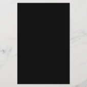 Minimalist Monogram Double Border Stationery Briefpapier (Achterkant)