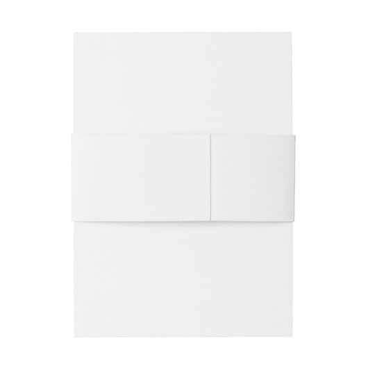 Minimalist Monogram Script Ampersand Uitnodigingen Wikkel (Achterkant Voorbeeld)